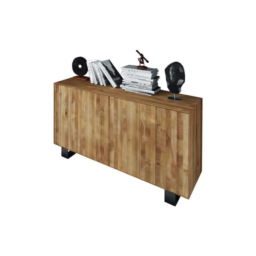Massivholz Sideboard Manzey aus Wildeiche geölt