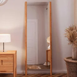 Massivholz Standspiegel aus Wildbuche - Indrya