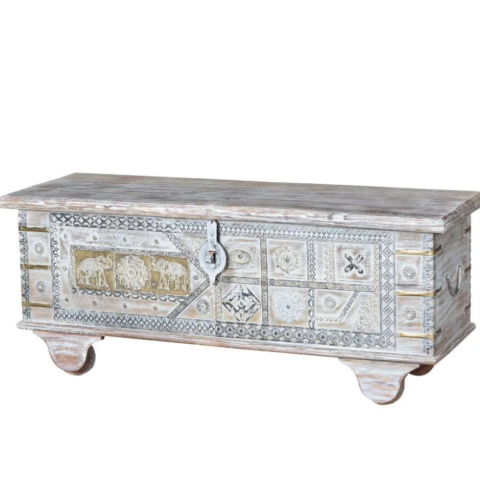 Massivholz Truhe im Orient Style - Varrion