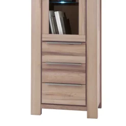 Massivholz Vitrine Thivios aus Wildeiche