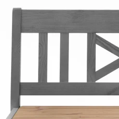 Massivholzbank Jytte aus Kiefer gelaugt