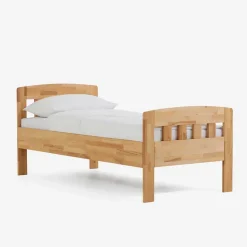 Massivholzbett Greeno mit Kopf- und Fußteil