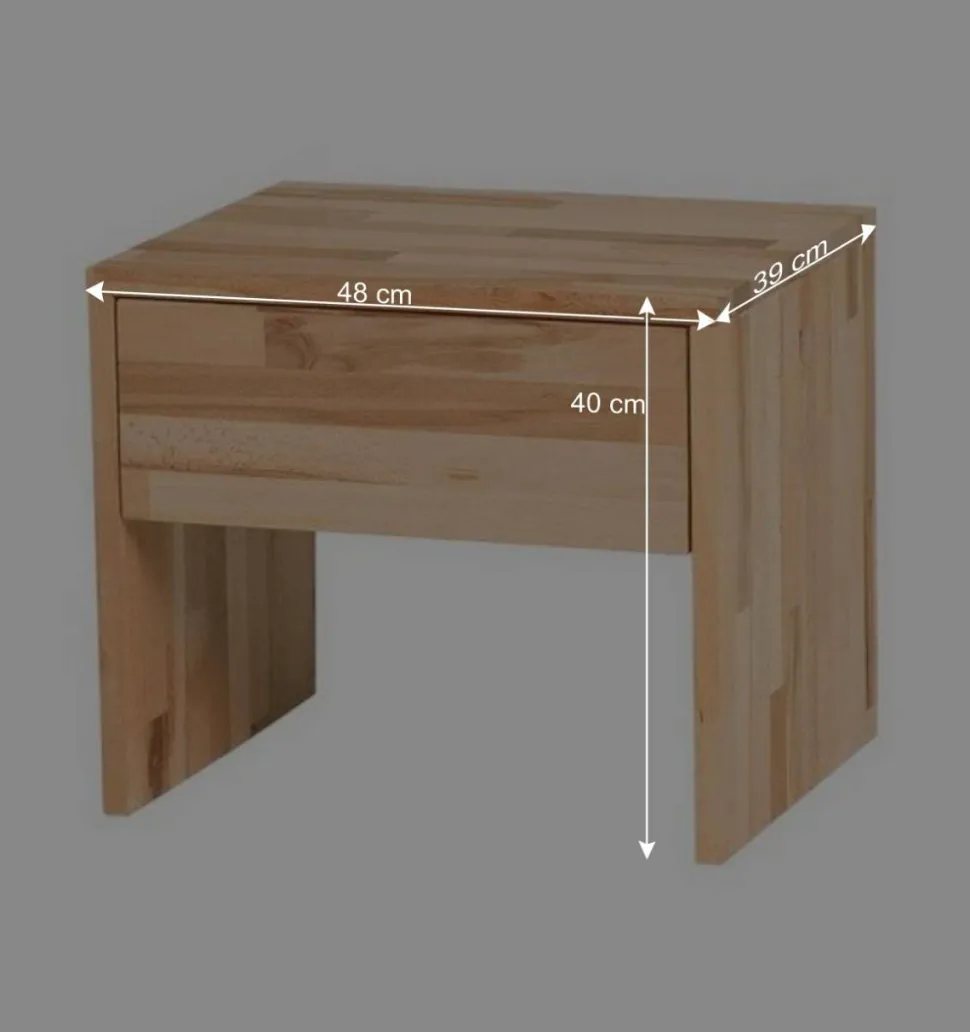 Massivholzbett Zenya mit Kunstleder-Kopfteil Dunkelbraun (zweiteilig)