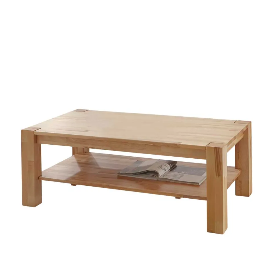 Massivholz-Couchtisch Pogamo aus Kernbuche