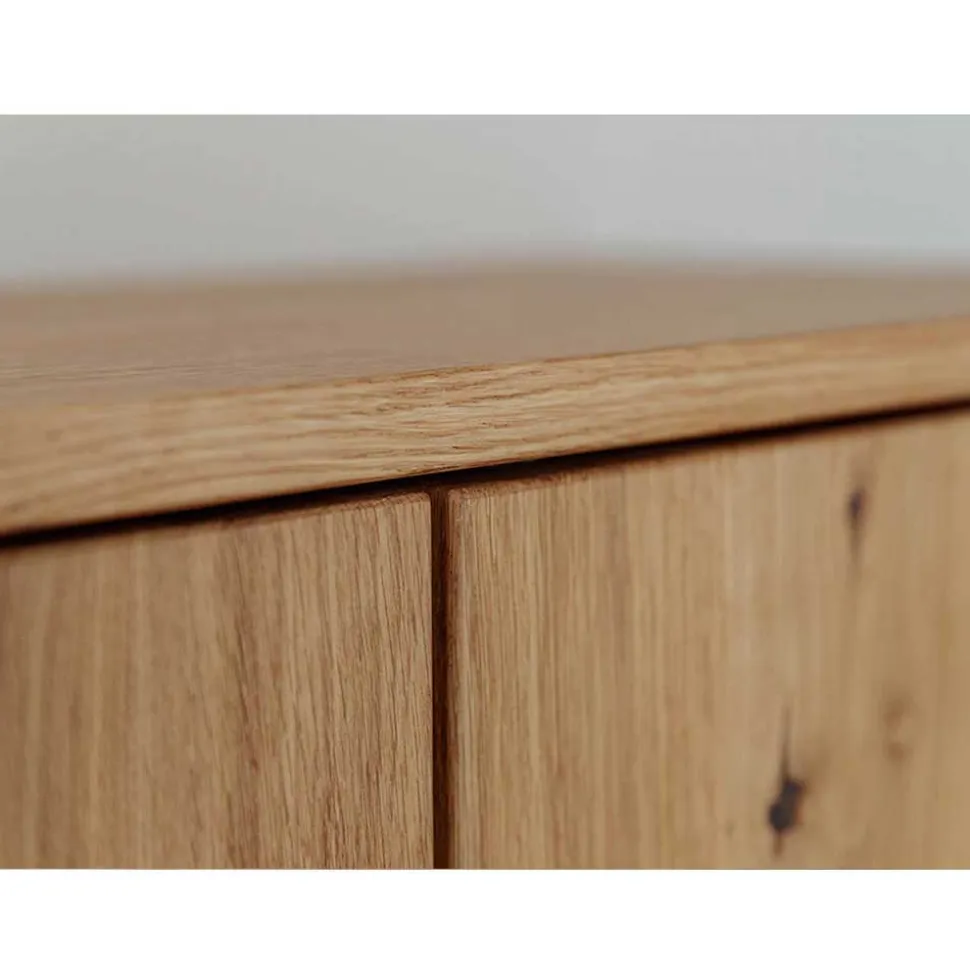 Massivholz-Kleiderschrank mit zwei Schubladen - Fabijola