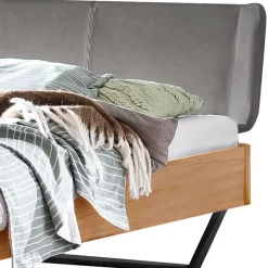 Material Mix Doppelbett aus Wildbuche - Syolino