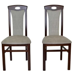 Material Mix Stühle gepolstert - Silevos (2er Set)