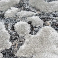 Materialmix Teppich mit Hoch Tief Struktur - Catalonia