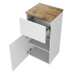 Möbel Badezimmer Set in Weiß - Misbonas (vierteilig)