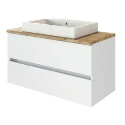 Möbel Badezimmer Set in Weiß - Misbonas (vierteilig)