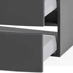 Möbel fürs Badezimmer in Dunkelgrau - Natarivos (dreiteilig)