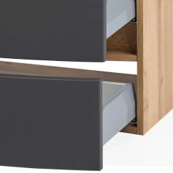 Möbel fürs Badezimmer zweifarbig - Larutta (dreiteilig)