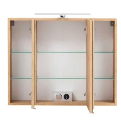 Möbel fürs Badezimmer zweifarbig - Larutta (dreiteilig)