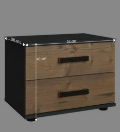 Möbel fürs Schlafzimmer Komplettset - Ardila (vierteilig)