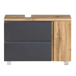 Möbel Kombination fürs Bad zweifarbig - Jambi (fünfteilig)