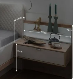 Möbel Schlafzimmer Set modern - Crascanu (vierteilig)