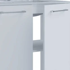 Möbelset fürs Bad in Weiß - Ipsum (vierteilig)