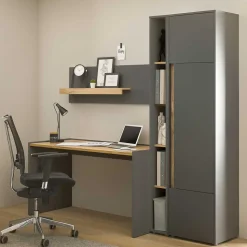 Möbelset fürs Home Office komplett - Ahilav (vierteilig)