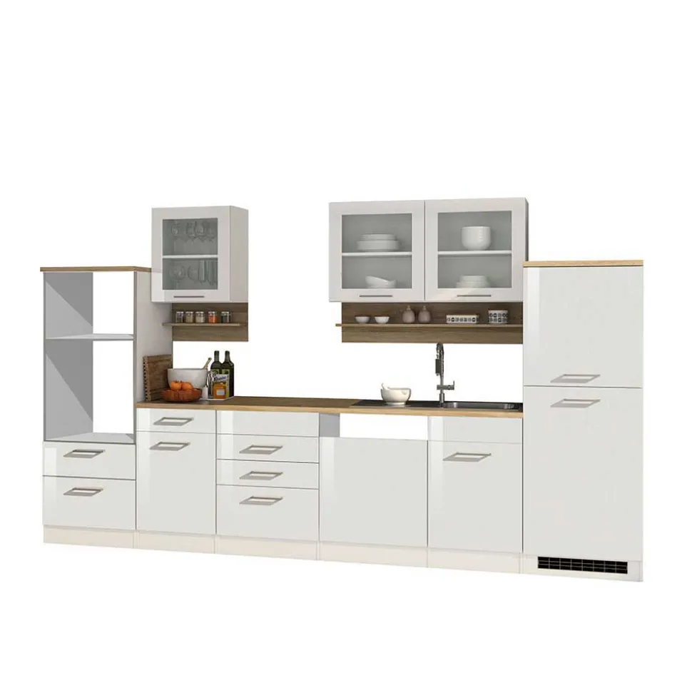 Möbel-Set Küche Schränke & Regale - Cuneo (elfteilig)