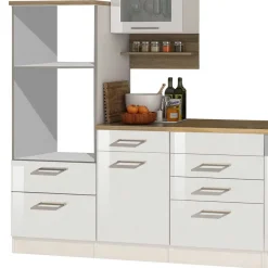 Möbel-Set Küche Schränke & Regale - Cuneo (elfteilig)