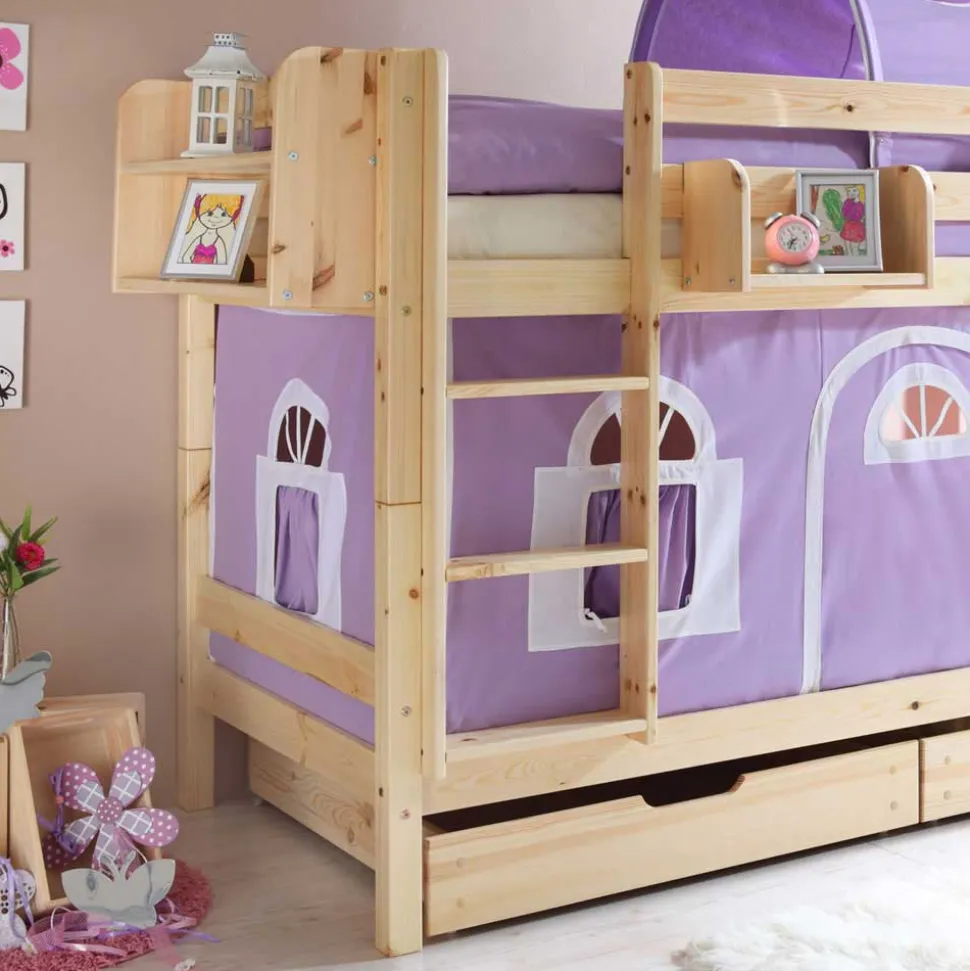 Mädchen Etagenbett Cava in Lila