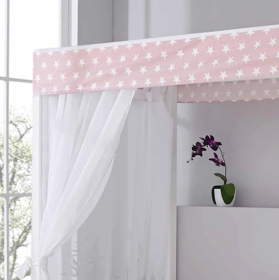 Mädchen Himmelbett Emyta aus Kiefer Massivholz