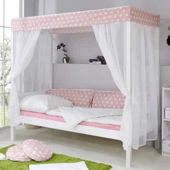 Mädchen Himmelbett Emyta aus Kiefer Massivholz