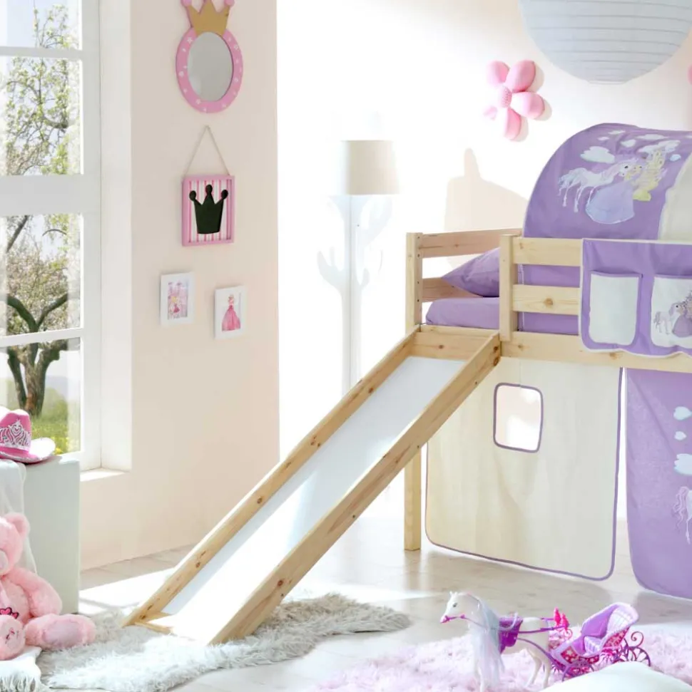 Mädchen Hochbett Second mit Rutsche
