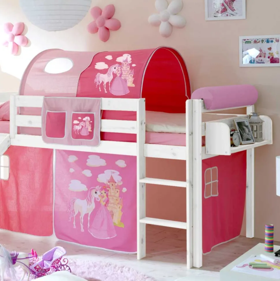 Mädchen Hochbett Standos im Prinzessin Stil