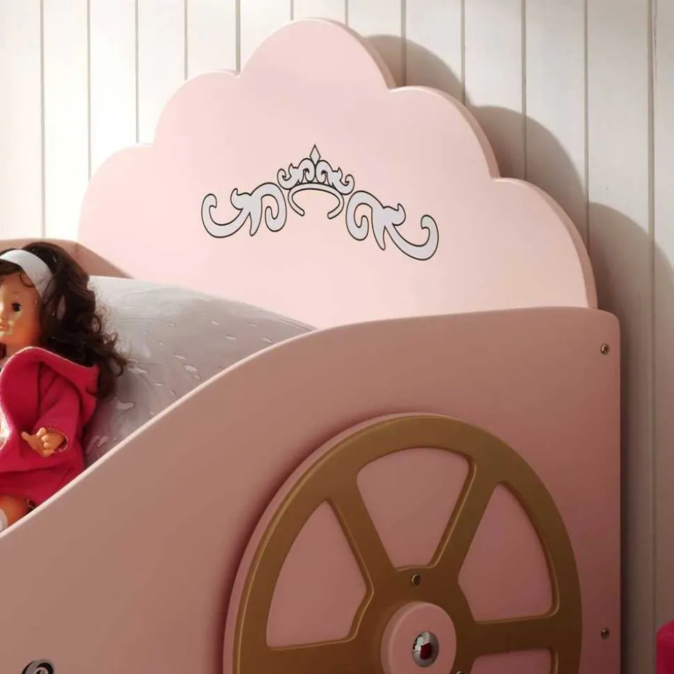 Mädchen-Kinderbett Valentine als Auto