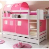 Mädchenzimmer Etagenbett aus weißer Kiefer - Jionalla