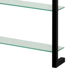 Medien Wand Regal mit 7 Glasböden - Clobia I