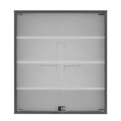 Medizinschrank mit Doppeltür aus Glas - Lucilla