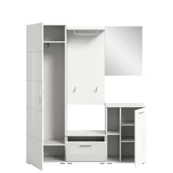 Mehrteilige Garderobenkombination in Hochglanz - Rugova I