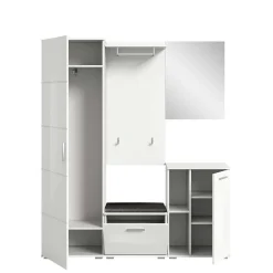 Mehrteilige Garderobenkombination in Hochglanz - Rugova I