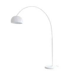 Metall Bogen Stehleuchte in Weiß - Zitizen