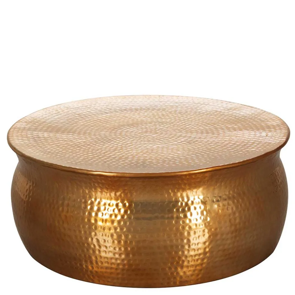 Metall Design Sofatisch in Gold - Lucios