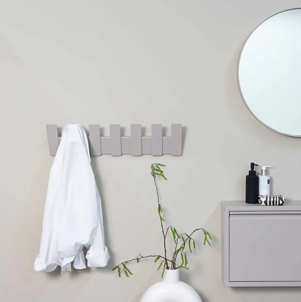 Metall Designgarderobe in Taupe - Carnin