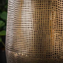 Metall Design-Stehleichte mit Lochmuster - Razmon