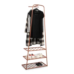 Metall Garderobe in Rostfarben - Estren