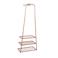 Metall Garderobe in Rostfarben - Estren