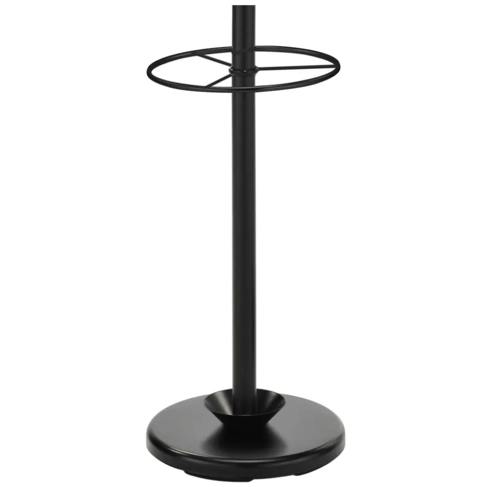 Metall Garderobenständer in Schwarz - Remena