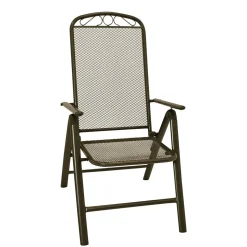 Metall Garten Klappstuhl in Grau - Rocasa (2er Set)