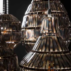 Metall Hängelampe mit fünf Schirmen - Herri