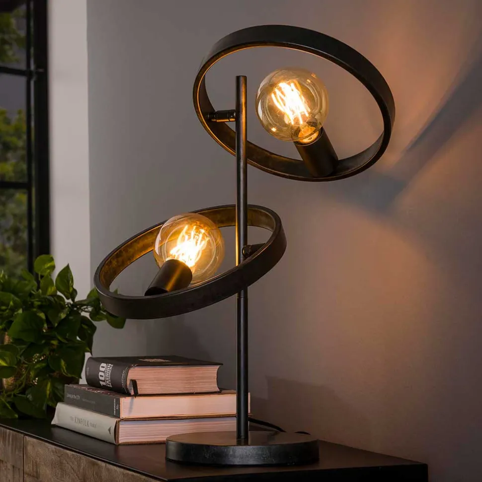 Metall Tischlampe Industry - 2-flammig - Vorenza