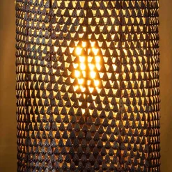 Metall Tischleuchte in Schwarzbraun - Bageria