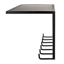 Metall Wandgarderobe mit Hutboden - Breznia