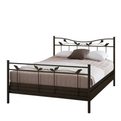 Metallbett Briotova in Braun