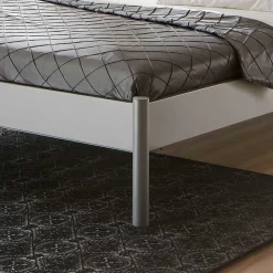 Metallbett Matilda in Grau