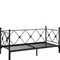 Metallbett zum Ausziehen im Vintage Look - Vrony